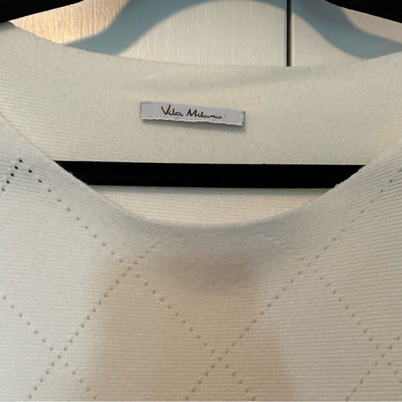 White light sweater dress shirt size large - Picture 2 of 3